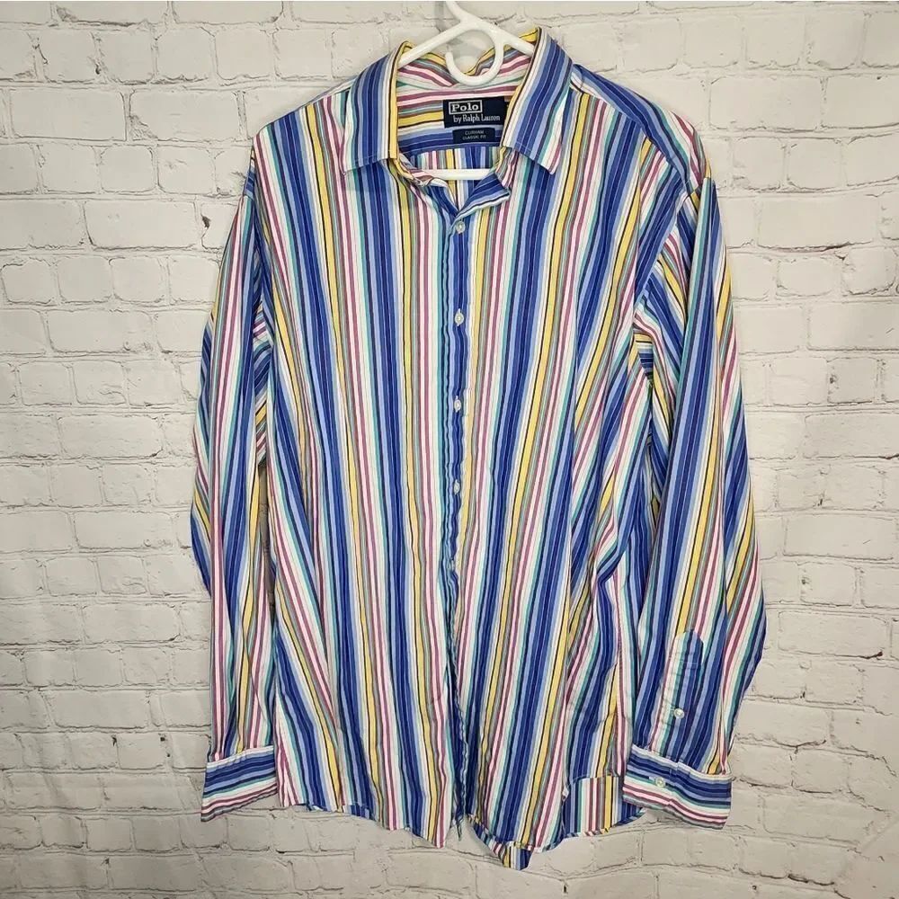 Men's Polo by Ralph Lauren "Classic Fit" longsleeve button-down shirt, size XL